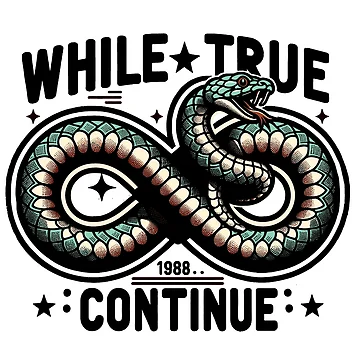 Artwork thumbnail, While True Continue Python Infinite Loop by ElLocoMus