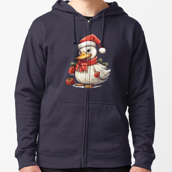 Santa shooting shop ducks sweater