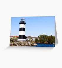 Waterway Lights Greeting Card