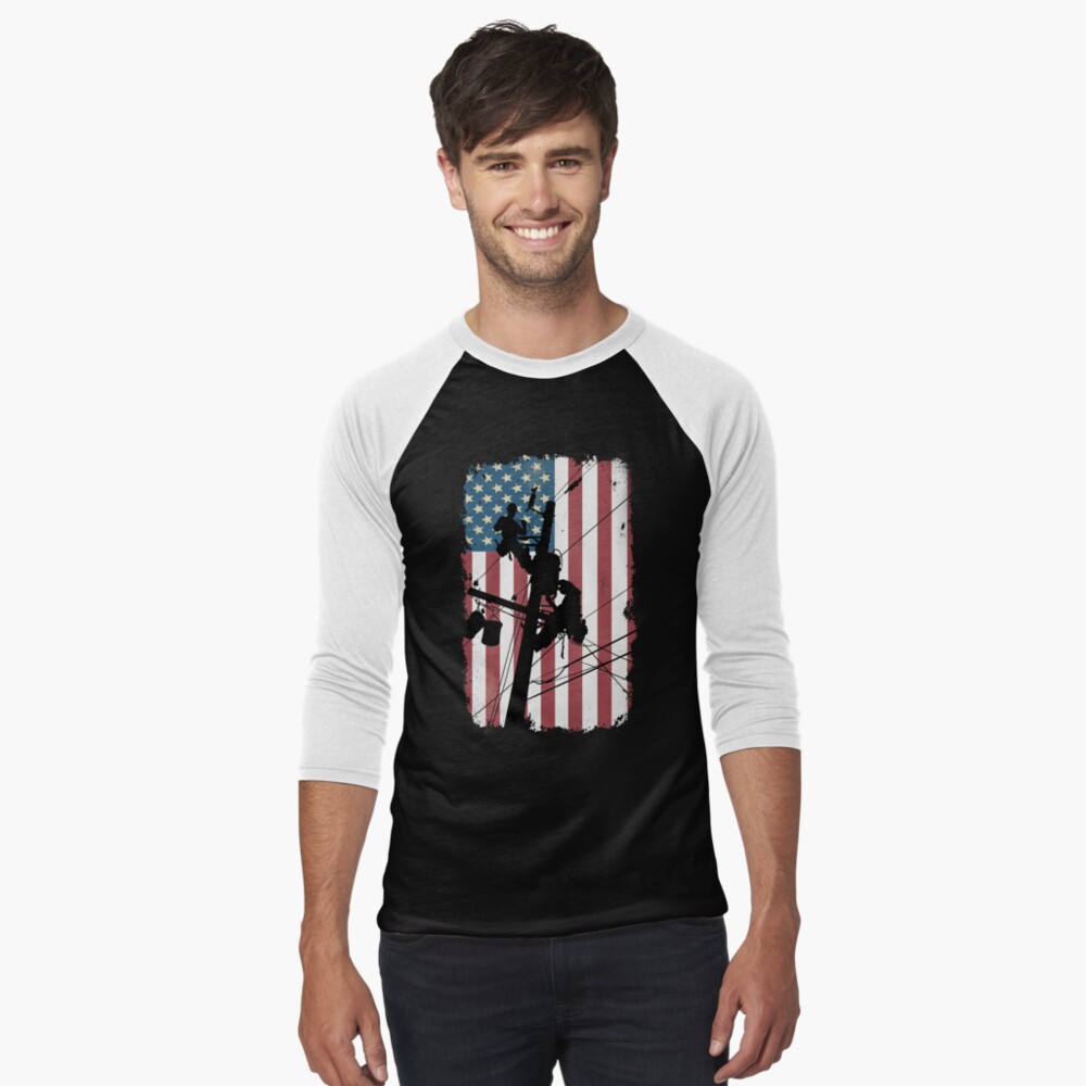 Item preview, Baseball ¾ Sleeve T-Shirt designed and sold by LineXpressions.