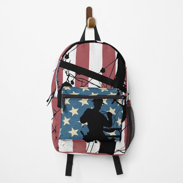 Item preview, Retro American Lineman Silhouette - Patriotic Electrical Lineworker Art designed and sold by LineXpressions.