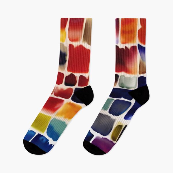 Item preview, Rainbow Block Watercolour designed and sold by AuraDesigner.