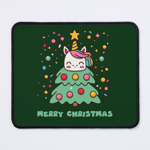 Item preview, Merry Christmas unicorn designed and sold by jkrphoto.