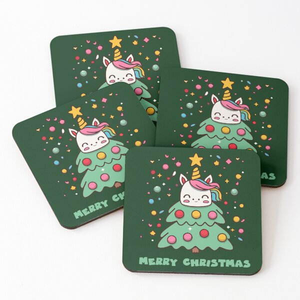 Item preview, Merry Christmas unicorn designed and sold by jkrphoto.