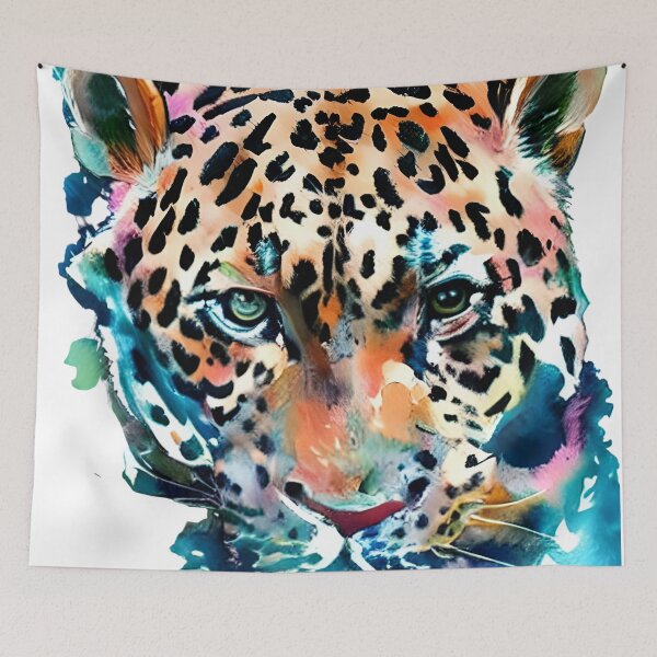 Item preview, Watercolor Leopard designed and sold by FlutterByH.