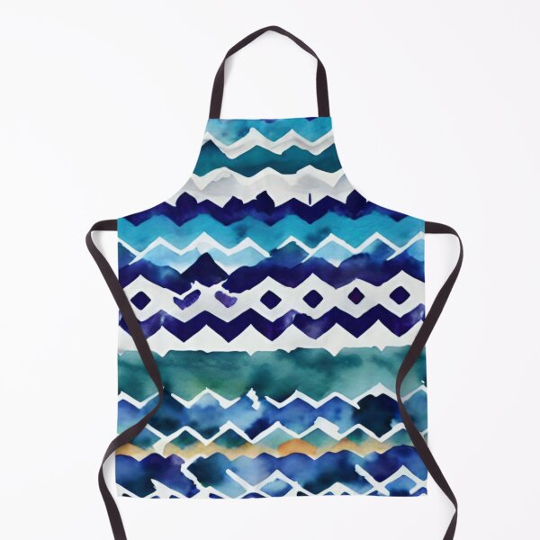 Item preview, Funky Geometric Blue Pattern designed and sold by AuraDesigner.