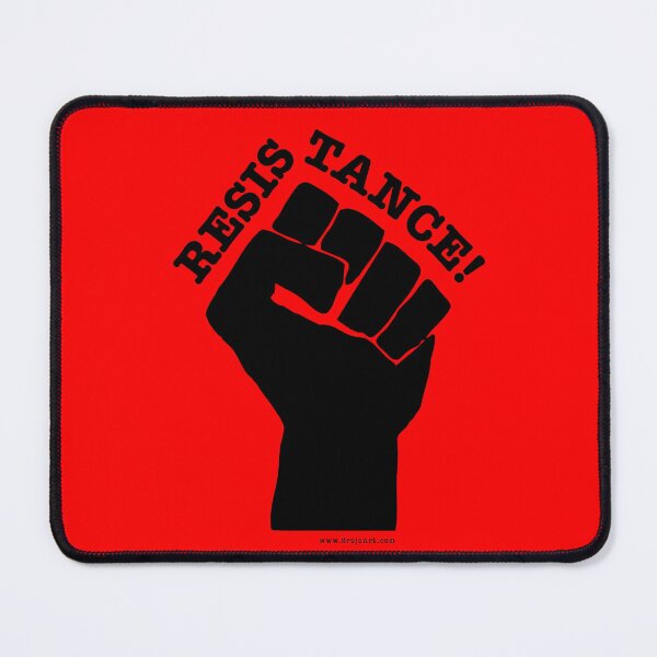 Item preview, RESISTANCE! (Black on Red) designed and sold by Danny Germansen.