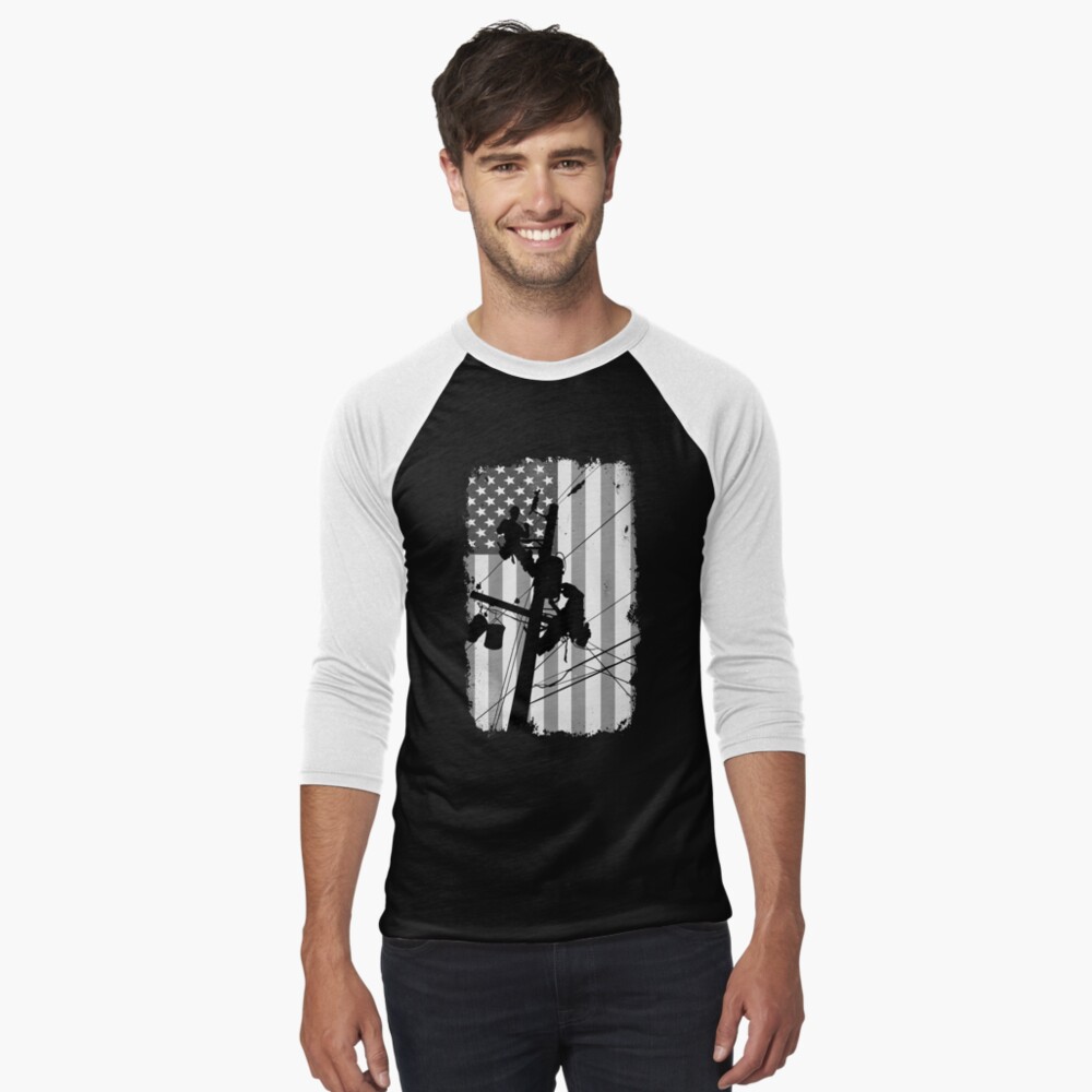 Item preview, Baseball ¾ Sleeve T-Shirt designed and sold by LineXpressions.