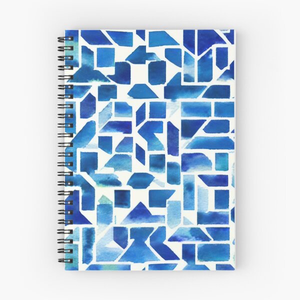 Item preview, Cool Blue Geometric Pattern designed and sold by AuraDesigner.
