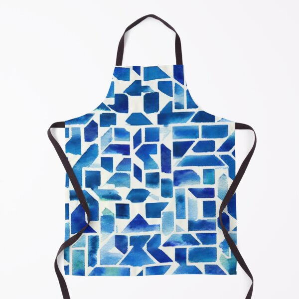 Item preview, Cool Blue Geometric Pattern designed and sold by AuraDesigner.