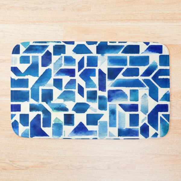 Item preview, Cool Blue Geometric Pattern designed and sold by AuraDesigner.