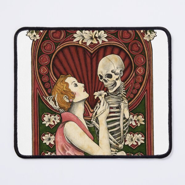 Item preview, The Lovers - gothic lovers with pink dress designed and sold by FrancisKafka.