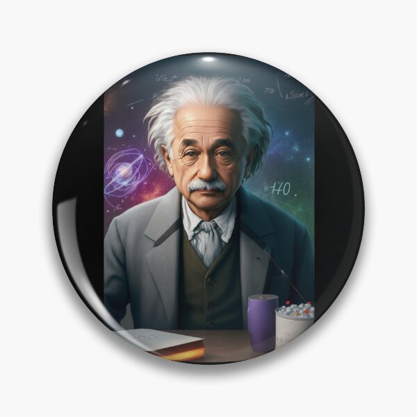 Item preview, Einstein Portrait - The Genius Unveiled designed and sold by FunArtDesigns00.