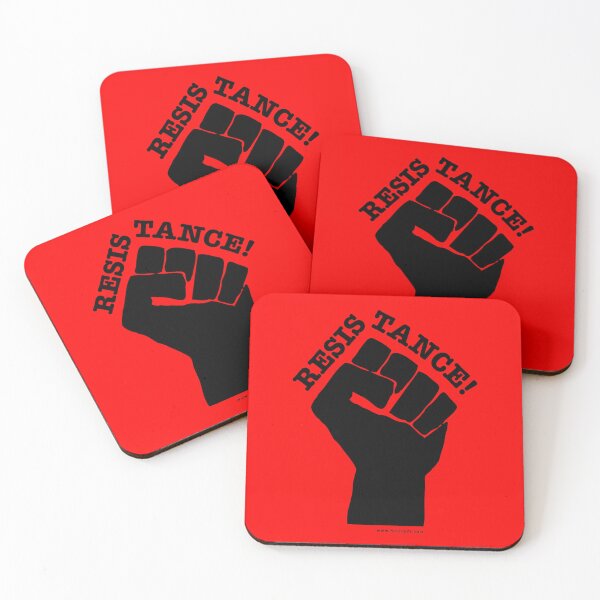 Item preview, RESISTANCE! (Black on Red) designed and sold by Danny Germansen.