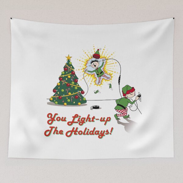 Item preview, Light-up the Holidays! Have an Electric Christmas!  designed and sold by HolidaysBlaze Designs For You.