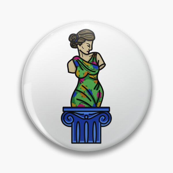 Item preview, Colorful Ancient Roman Greek Bust Sculpture designed and sold by radiantdark.