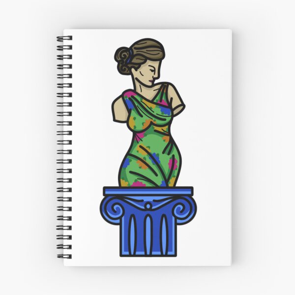 Item preview, Colorful Ancient Roman Greek Bust Sculpture designed and sold by radiantdark.