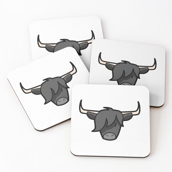 Item preview, Black Highland Cow designed and sold by itsgillymac.