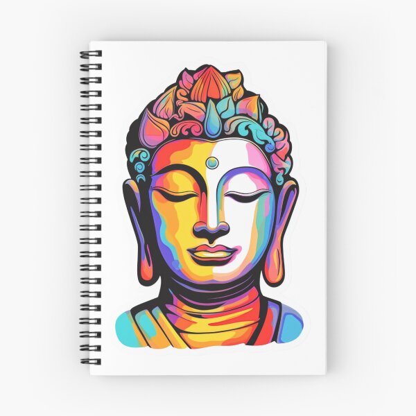 Item preview, Buddha Tie-Dye, Buddhist symbol , Meditation Sticker For Home designed and sold by MartynGrey.