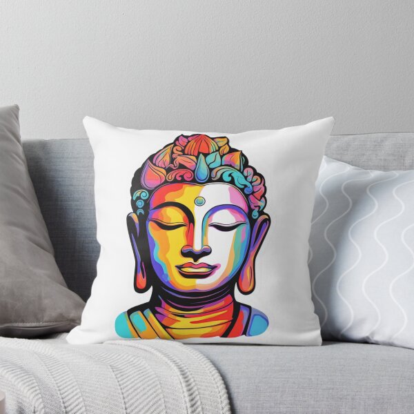 Item preview, Buddha Tie-Dye, Buddhist symbol , Meditation Sticker For Home designed and sold by MartynGrey.