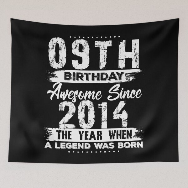 Item preview, Vintage 2014 09-Year-Old Limited Edition 09th Birthday designed and sold by AJ DESIGN.