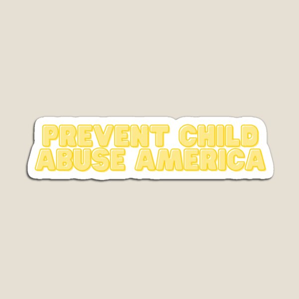 Item preview, Prevent Child Abuse America - Yellow Text designed and sold by Jenna Cage.
