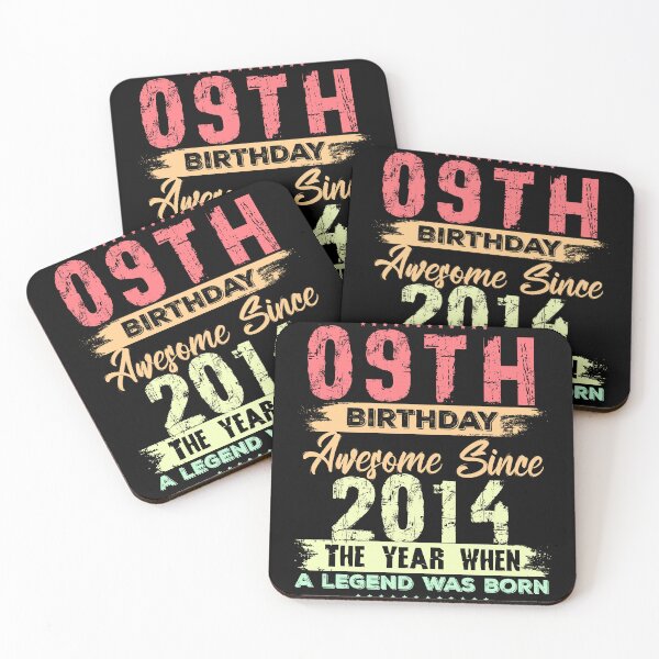 Item preview, Vintage 2014 09-Year-Old Limited Edition 09th Birthday designed and sold by AJ DESIGN.