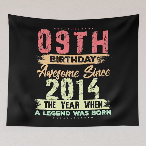 Item preview, Vintage 2014 09-Year-Old Limited Edition 09th Birthday designed and sold by AJ DESIGN.