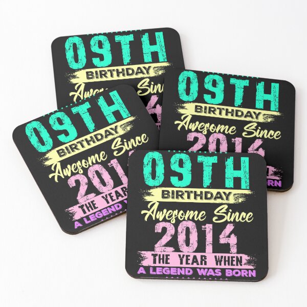 Item preview, Vintage 2014 09-Year-Old Limited Edition 09th Birthday designed and sold by AJ DESIGN.