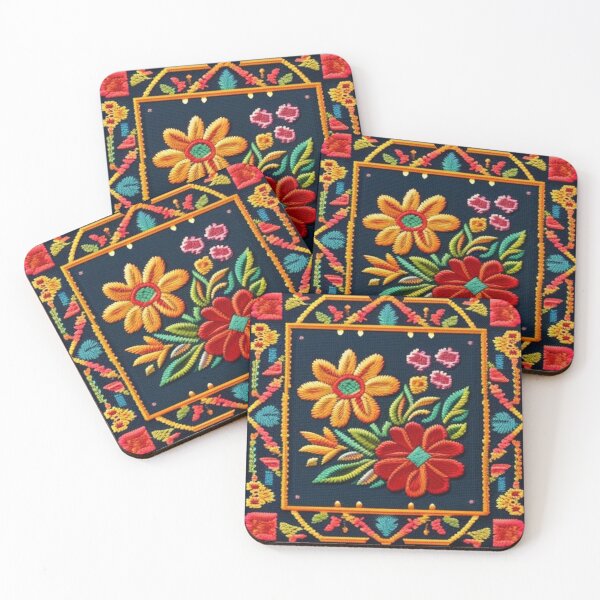 Item preview, Palestinian embroidered floral  designed and sold by Roxburylane.