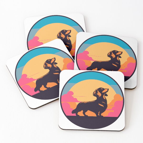 Item preview, Perro Wiener - Retro Boho designed and sold by TheGusDesigns.