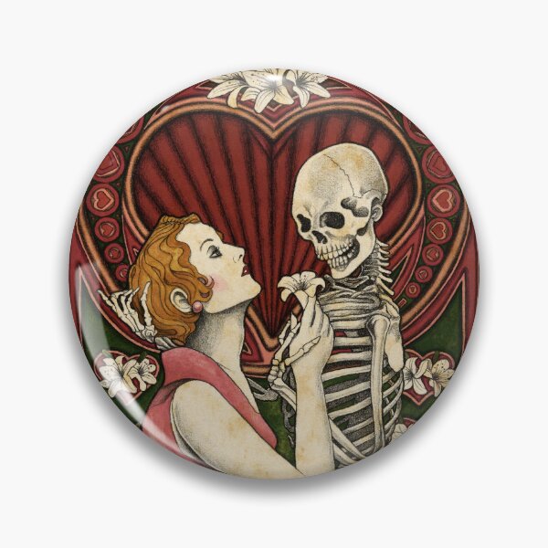 Item preview, The Lovers - gothic lovers with pink dress designed and sold by FrancisKafka.
