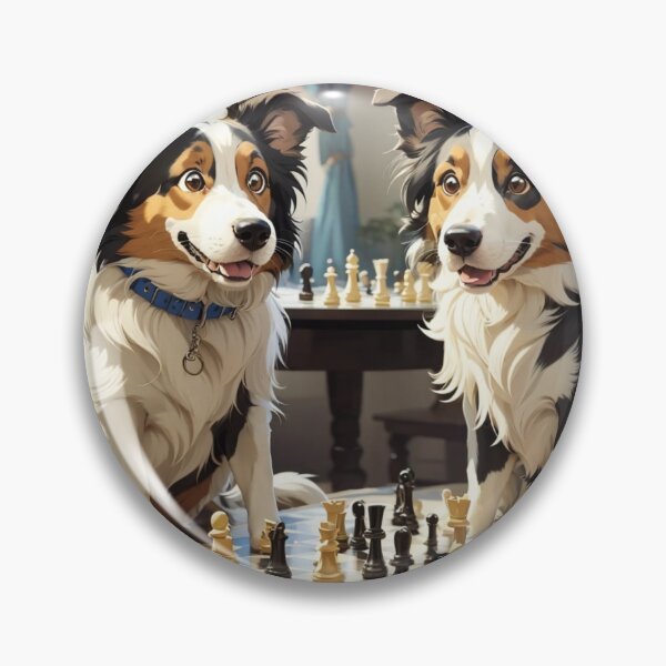 Item preview, Chess Dogs: A History of Strategic Canine Movements designed and sold by CreacionesLavin.
