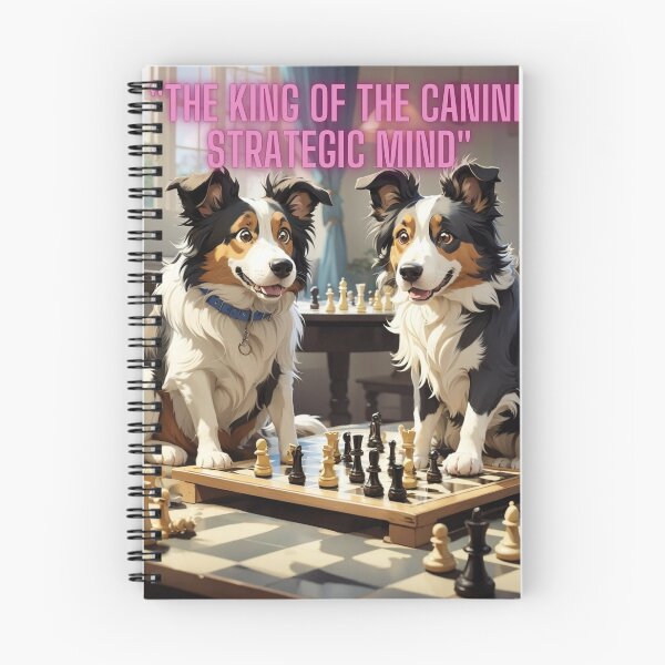 Item preview, Chess Dogs: A History of Strategic Canine Movements designed and sold by CreacionesLavin.