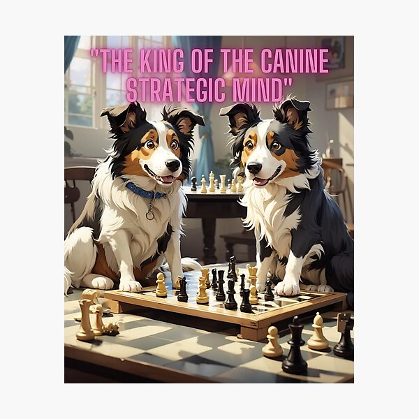Item preview, Chess Dogs: A History of Strategic Canine Movements designed and sold by CreacionesLavin.