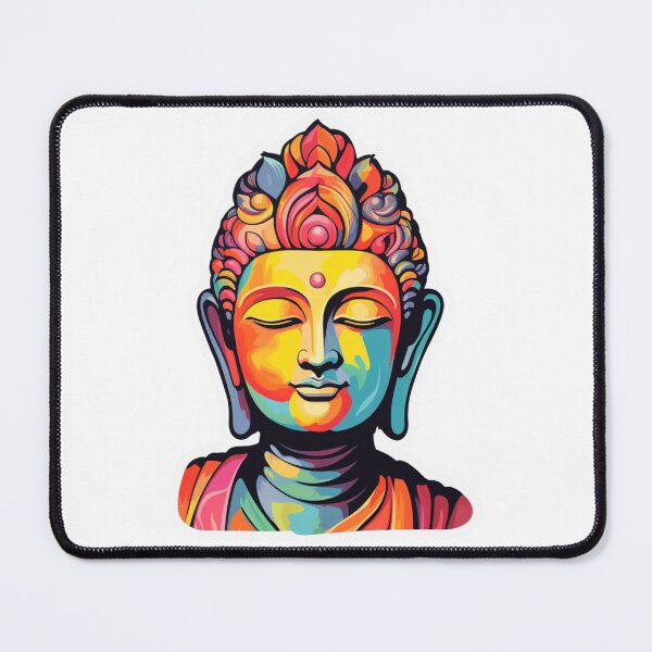Item preview, Buddha Tie-Dye, for yoga and focus of attention , Buddha Statue designed and sold by MartynGrey.