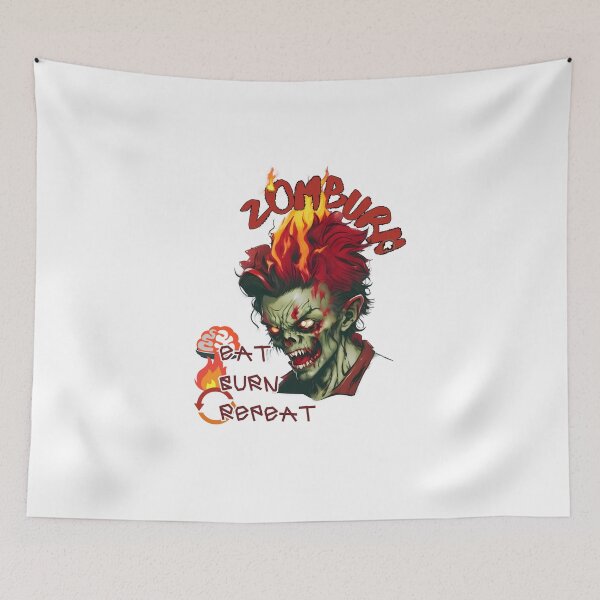 Item preview, Zomburn designed and sold by NickTaroDesign.