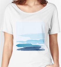 Water Brush Stroke Women's Relaxed Fit T-Shirt