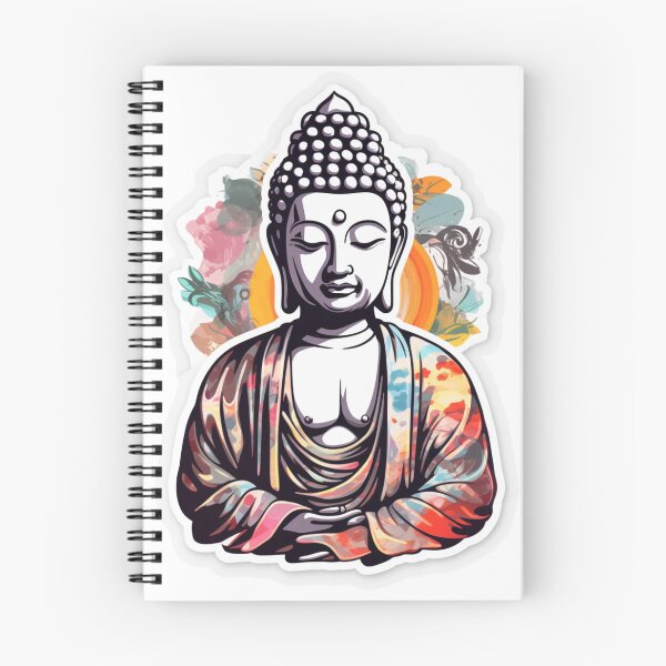 Item preview, Buddha Tie-Dye, home decoration , Digital Art Buddha Statue designed and sold by MartynGrey.