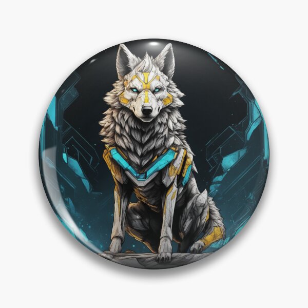Item preview, wolf from future designed and sold by SketchysDESIGNS.