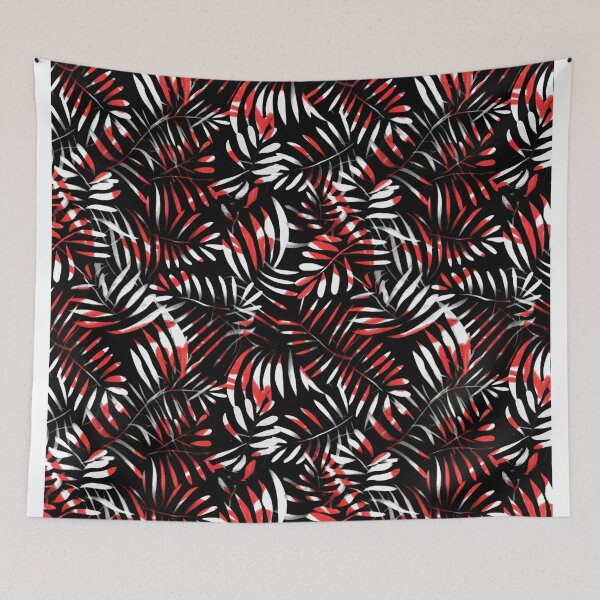 Item preview, Tropical leaves designed and sold by Alessandro Remo Mazzoni Remotextiles.