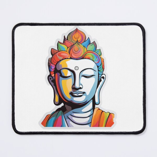 Item preview, Buddha Tie-Dye, buddha Modern art home decoration designed and sold by MartynGrey.