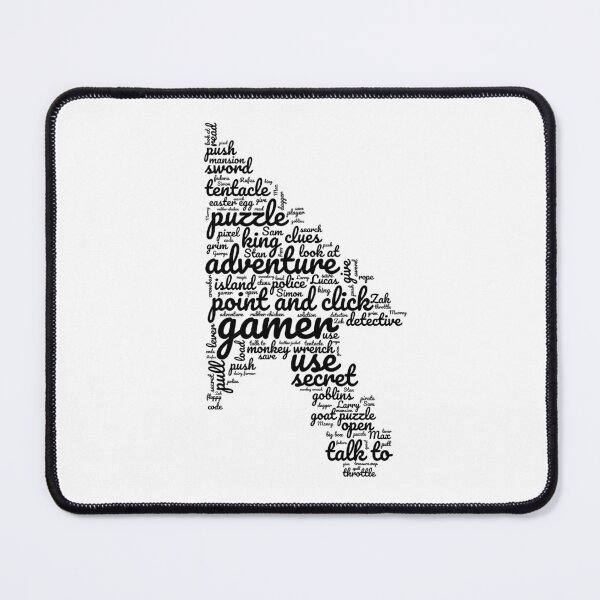 Item preview, Point and Click Adventure Gamer Word Cloud designed and sold by 4TeeToo.
