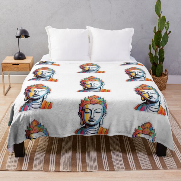 Item preview, Buddha Tie-Dye, buddha Modern art home decoration designed and sold by MartynGrey.