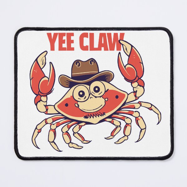 Item preview, Yee Claw Cowboy crab Yeehaw great gift idea Sticker designed and sold by lemamis.