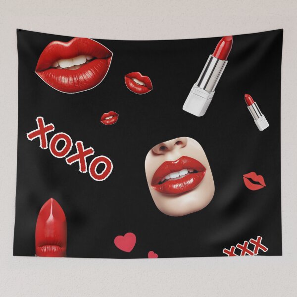 Item preview, red lipstick designed and sold by MiddleKlin.