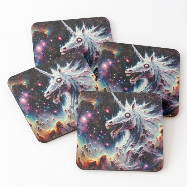 Item preview, Mad Crazy Grotesque Space Zombie Unicorn designed and sold by Abstract-Artist.