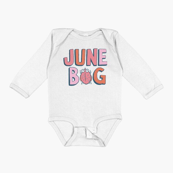 Item preview, June Bug Onesie (pinks) designed and sold by Stephanie Baumer.