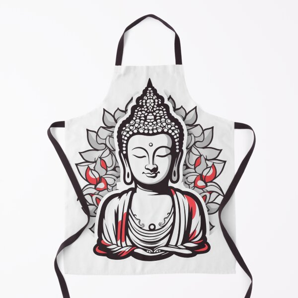 Item preview, Buddha Black White , buddha Modern art home decoration designed and sold by MartynGrey.