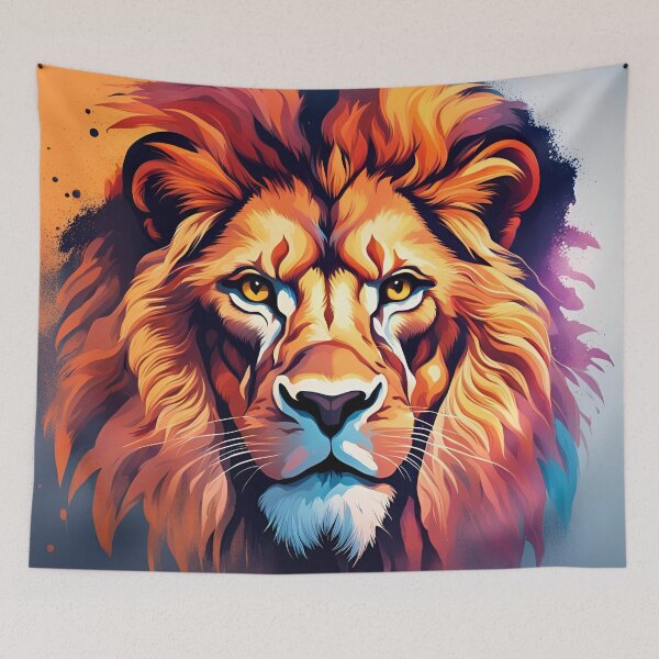 Item preview,  Featuring a majestic lion illustration designed and sold by Artzspace.